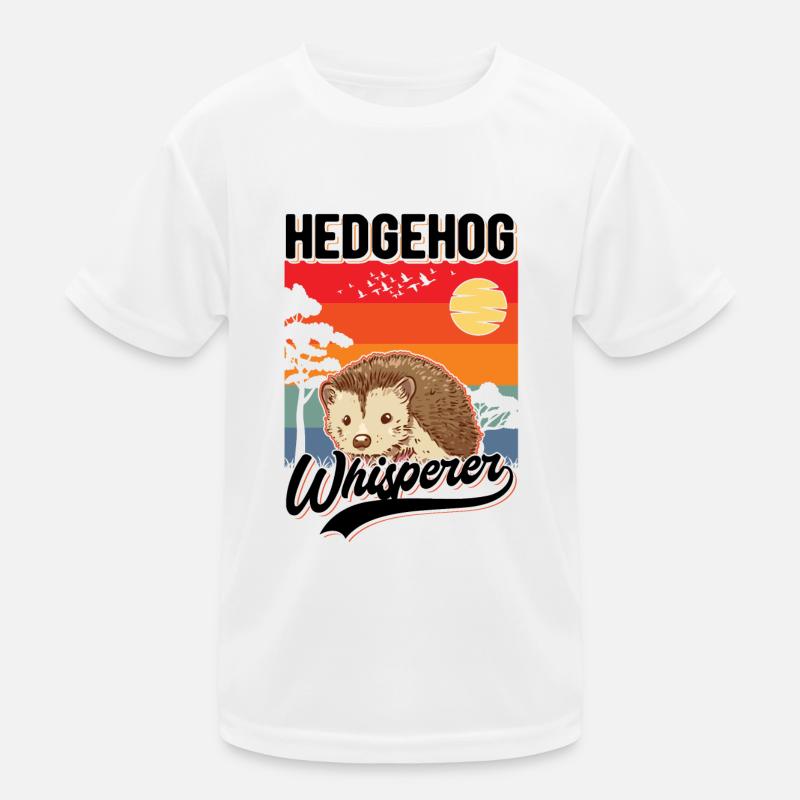 Igel Flüsterer Hedgehog Whisperer Kinder Funktions-T-Shirt
