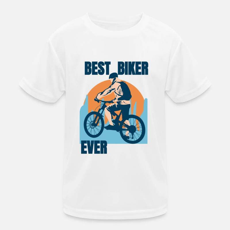 Best biker ever Kids Functional T-Shirt