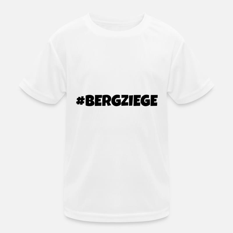 Bergziege Cool Kinder Funktions-T-Shirt