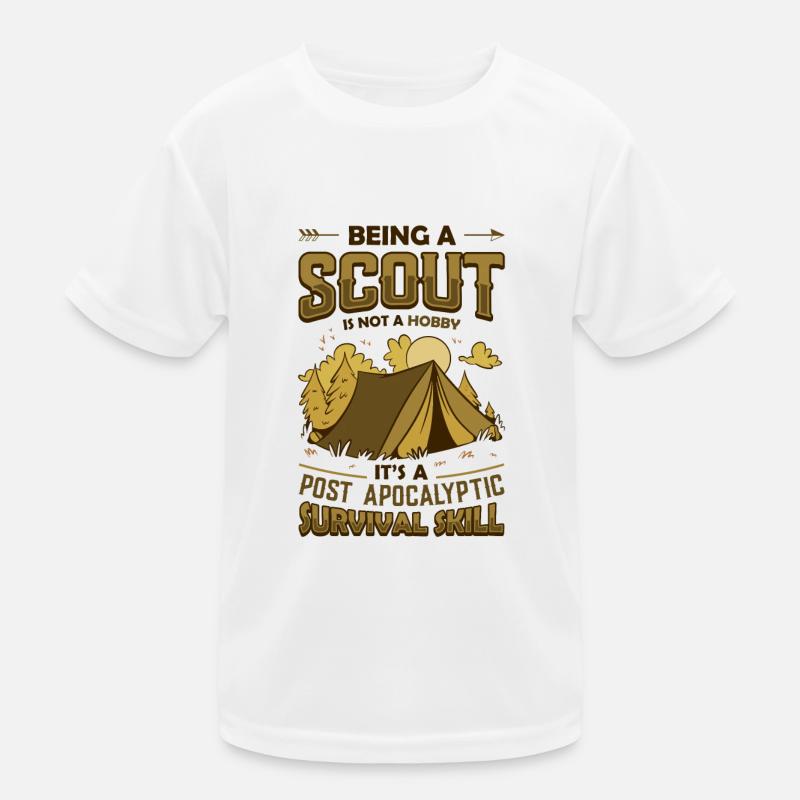 Is A Post Apocalyptic Survival Skill Scouting Kids Functional T-Shirt