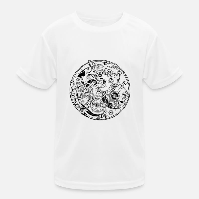 Movement Clock Mechanics Kids Functional T-Shirt