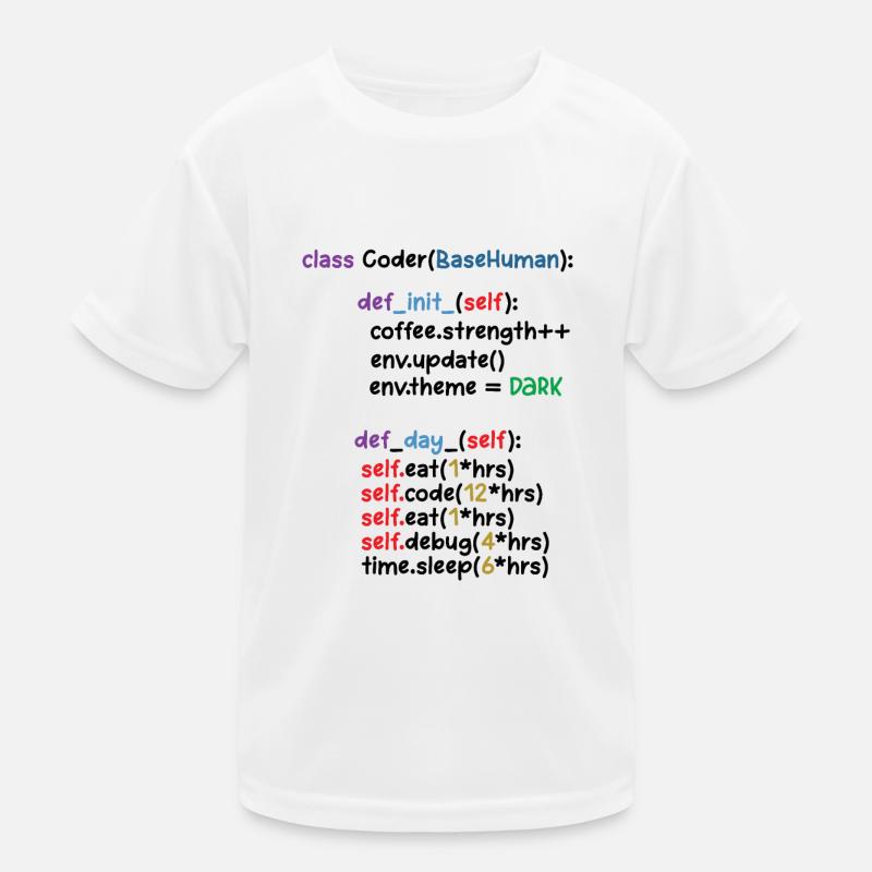 Developer Graphic Coder Programmer Computer Geek P Kinder Funktions-T-Shirt