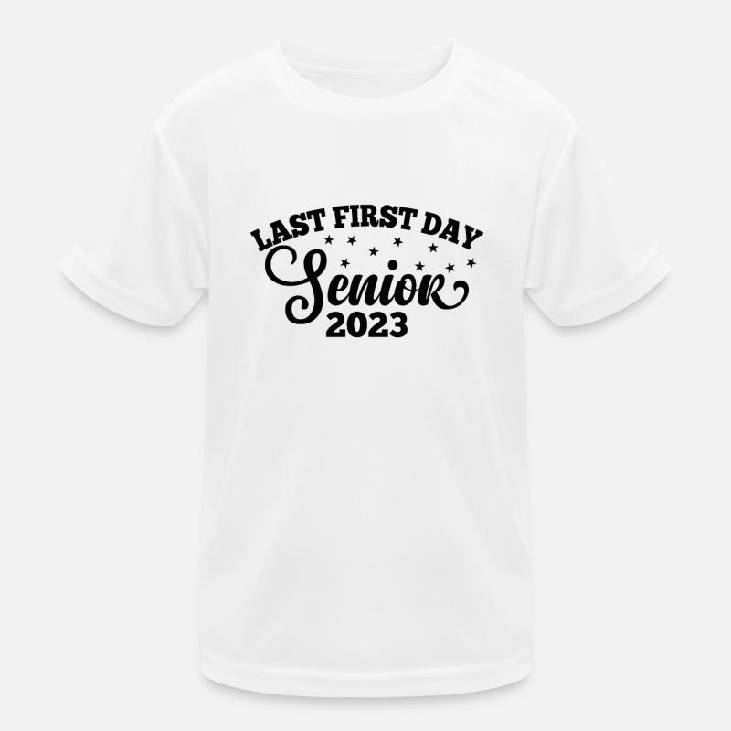 Letzter erster Seniorentag 2023 Kinder Funktions-T-Shirt