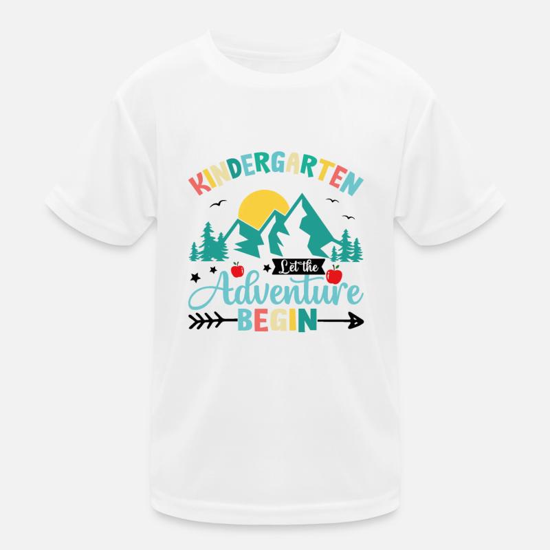 Kindergarten Das Abenteuer beginnt Kinder Funktions-T-Shirt