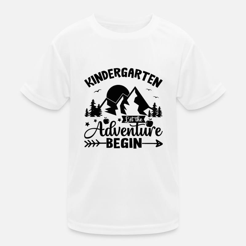 Kindergarten Das Abenteuer beginnt Kinder Funktions-T-Shirt