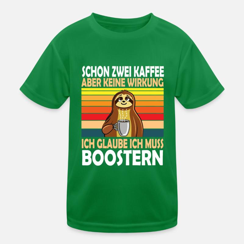 Kaffee Büro Arbeitskollege Sarkasmus Humor Fun Kinder Funktions-T-Shirt