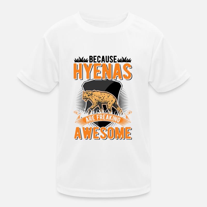 Hyäne Geschenk Erdwolf Hyena Kinder Funktions-T-Shirt