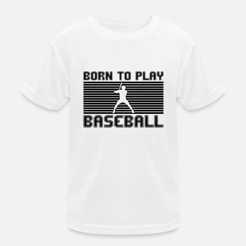 Baseball Kinder Funktions-T-Shirt