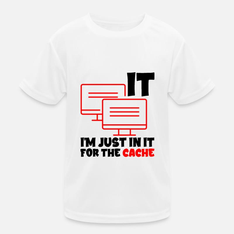 I'm Just In It For The Cache 2 Kids Functional T-Shirt