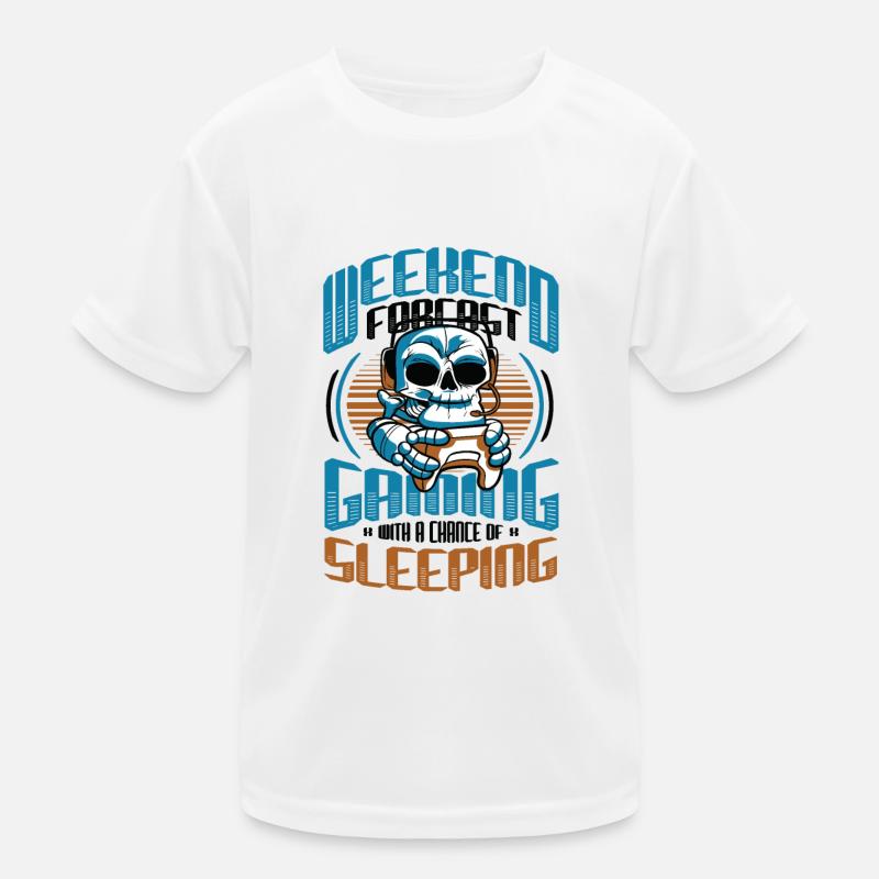 Wochenendvorhersage Gaming mit einer Chance. Kinder Funktions-T-Shirt