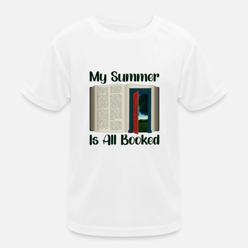 Book Reader Reading Literature Bookworm Gift Idea Kids Functional T-Shirt