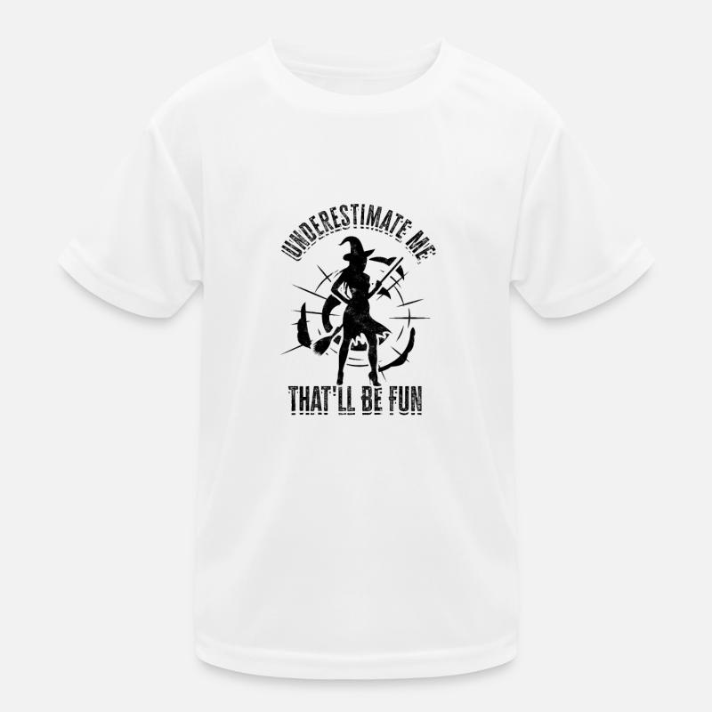 Unterschätze mich, das wird Spaß machen - Inspiration Kinder Funktions-T-Shirt