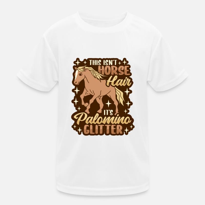 Cheval Palomino T-shirt sport Enfant