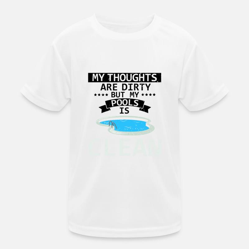 Conceptions de sauveteurs pour les techniciens de piscine T-shirt sport Enfant