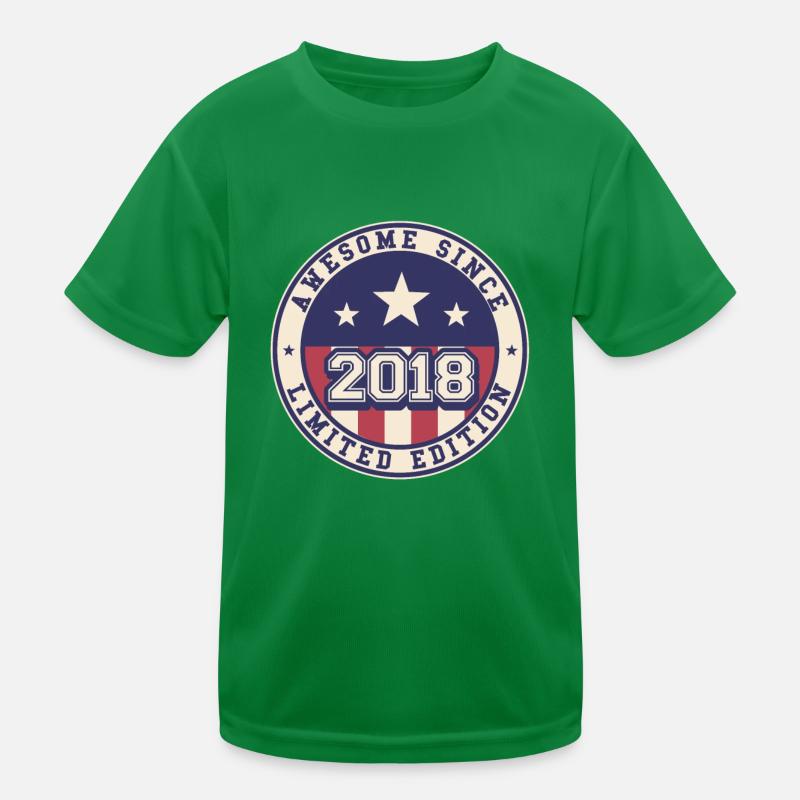 Awesome Since 2018 4e anniversaire T-shirt sport Enfant