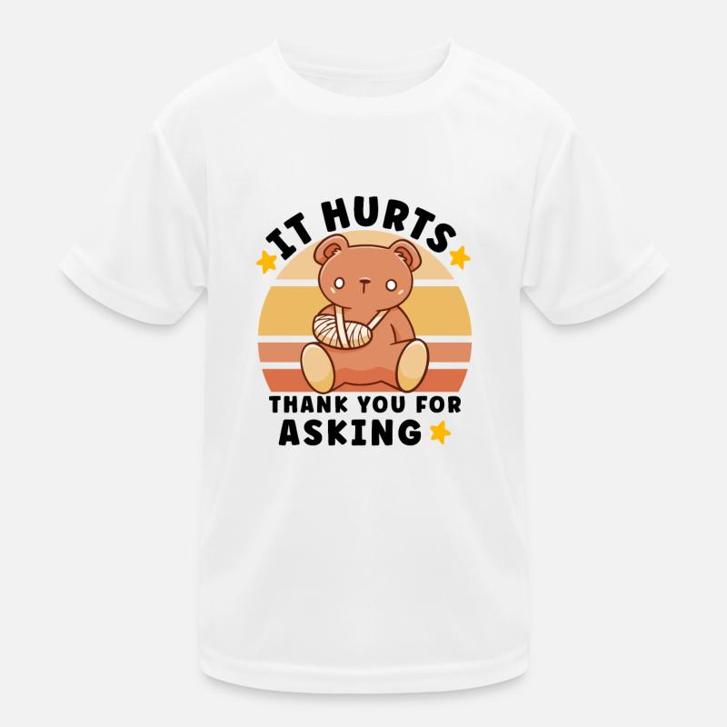 Broken Hand Broken Arm Broken Bones Funny Broken Kinder Funktions-T-Shirt