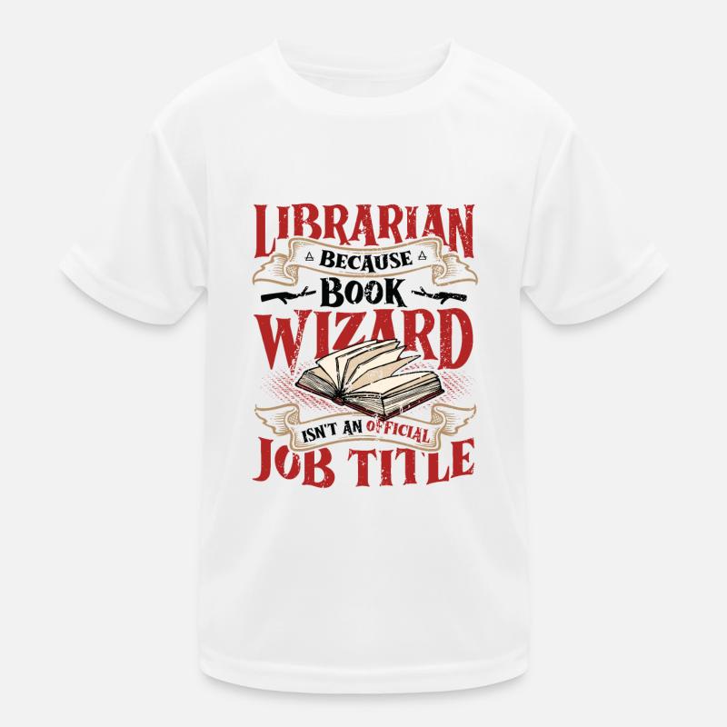 Funny librarian theme Kids Functional T-Shirt