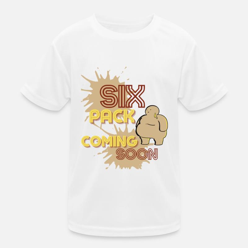 Six Pack Coming Soon 37 Kinder Funktions-T-Shirt