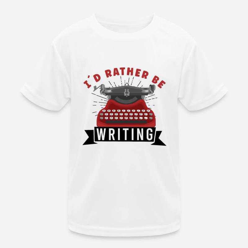 Auteur Écriture Écrivain Littérature T-shirt sport Enfant