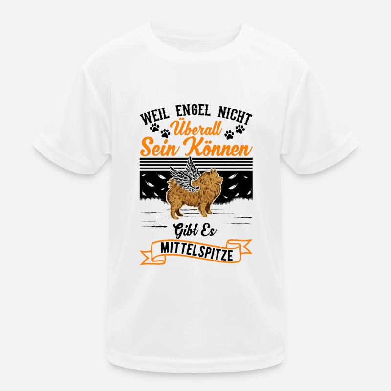 Mittelspitz Engel Kinder Funktions-T-Shirt