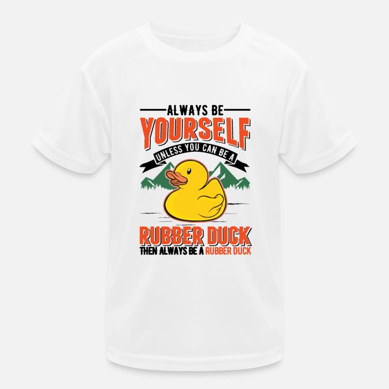 Rubber Duck Squeaky Duck Bathing Duck Kids Functional T-Shirt