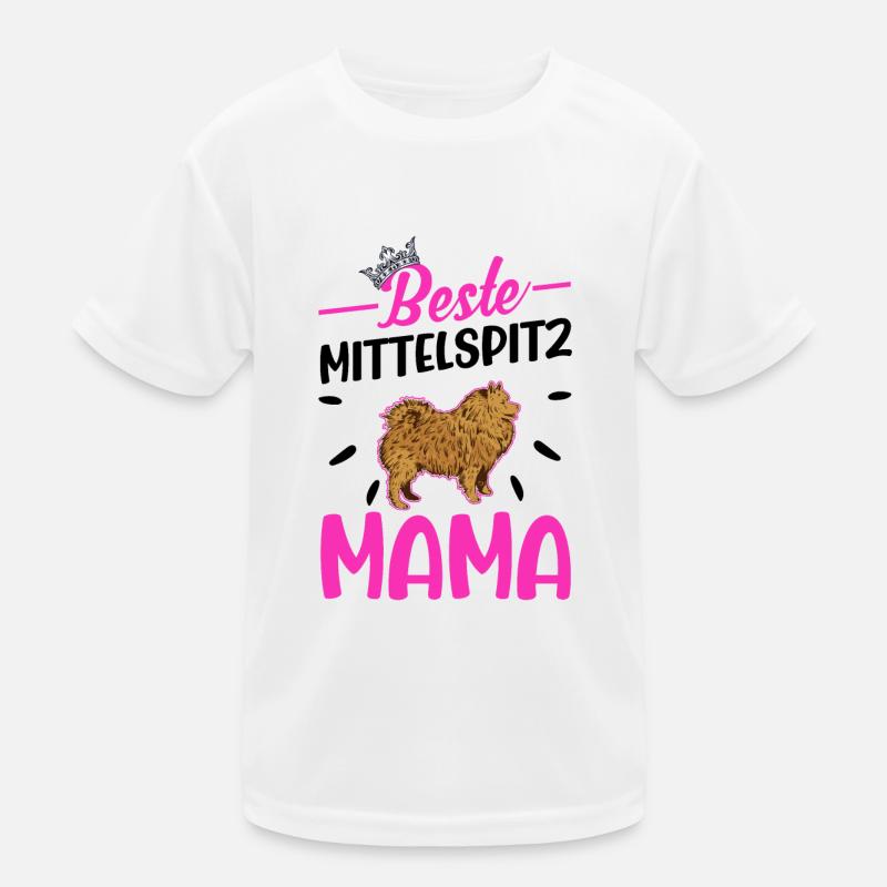 Beste Mittelspitz Mama Kinder Funktions-T-Shirt