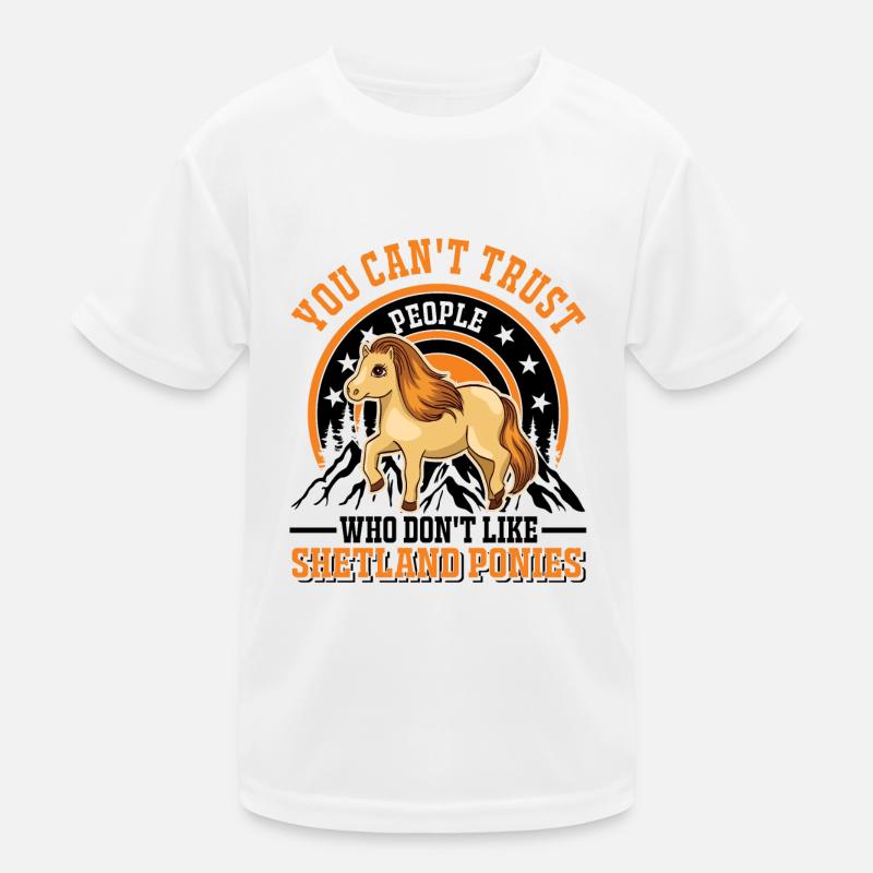 Shetland Pony Cadeau Shetty T-shirt sport Enfant