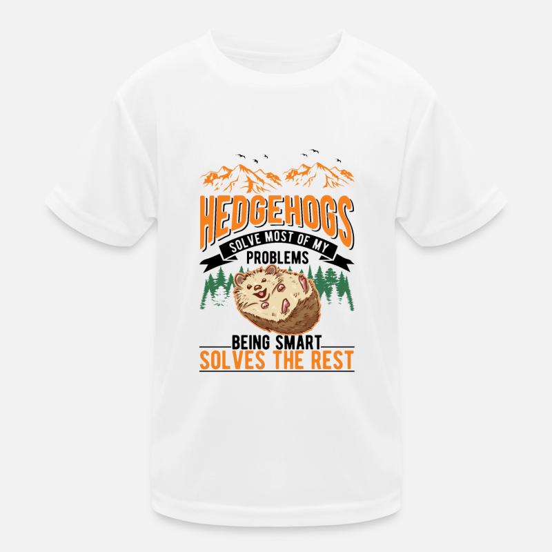 Igel Geschenk Stacheligel Kinder Funktions-T-Shirt
