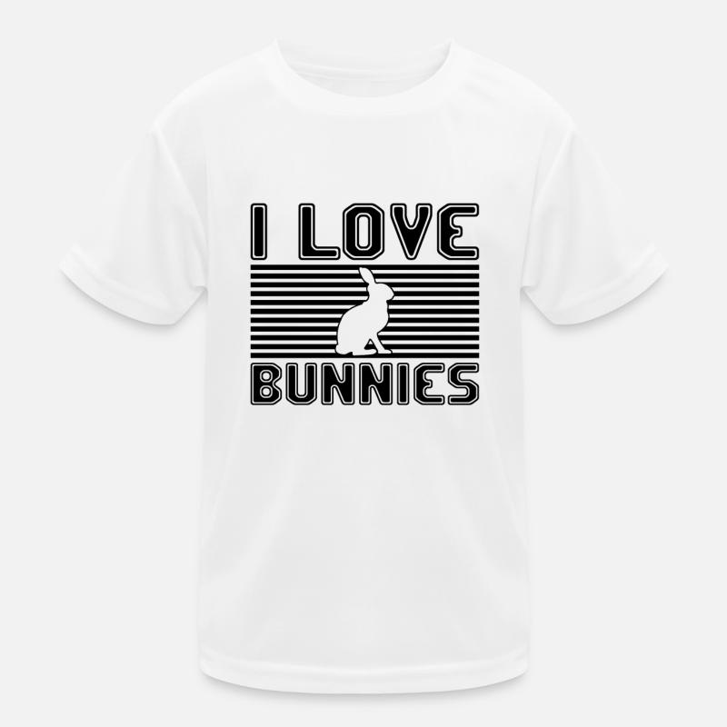 J’adore les lapins T-shirt sport Enfant
