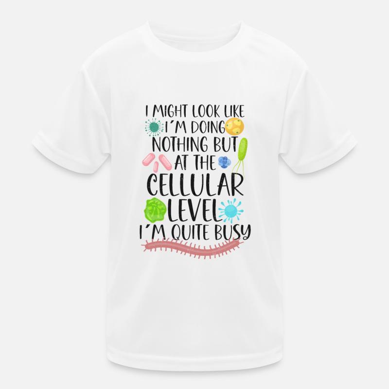 Microbiologist Microbiology Lab Staph Biology Kids Functional T-Shirt