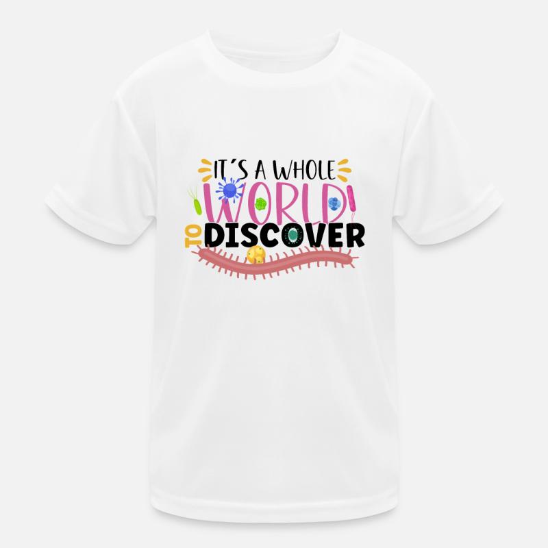 Microbiologist Microbiology Lab Staph Biology Kinder Funktions-T-Shirt