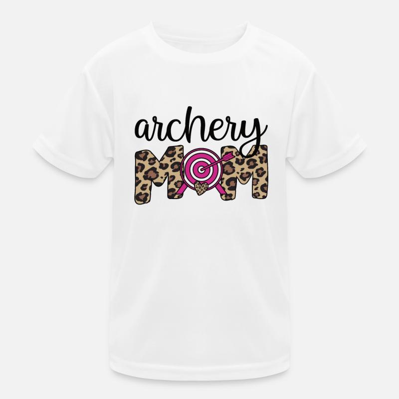 Fière maman de tir à l’arc Maman Des Archers Mère T-shirt sport Enfant