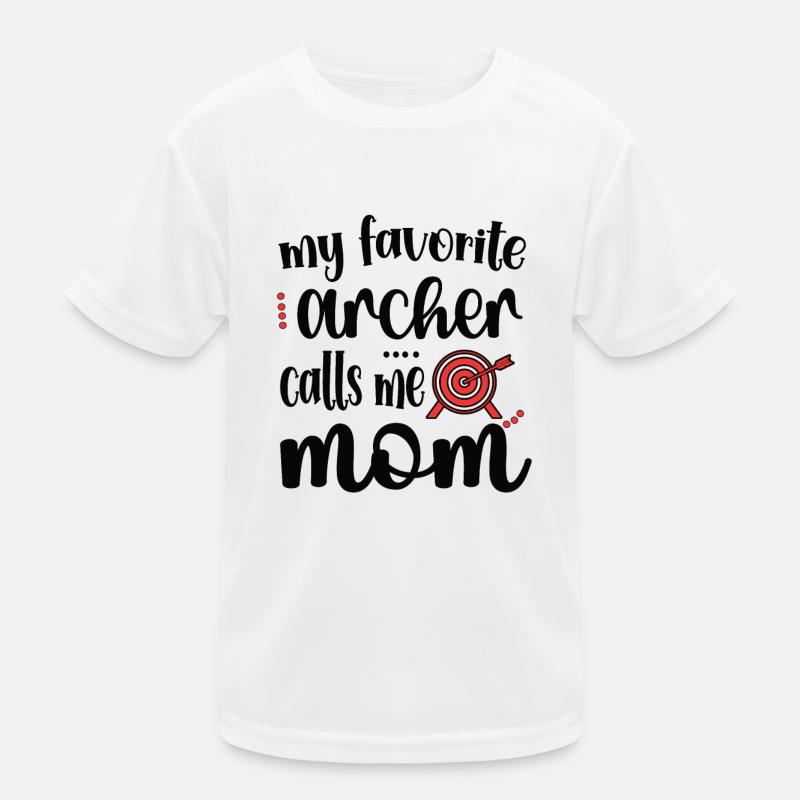 Beste Bogenschießen-Mama Von Bogenschützen Mutter Kinder Funktions-T-Shirt