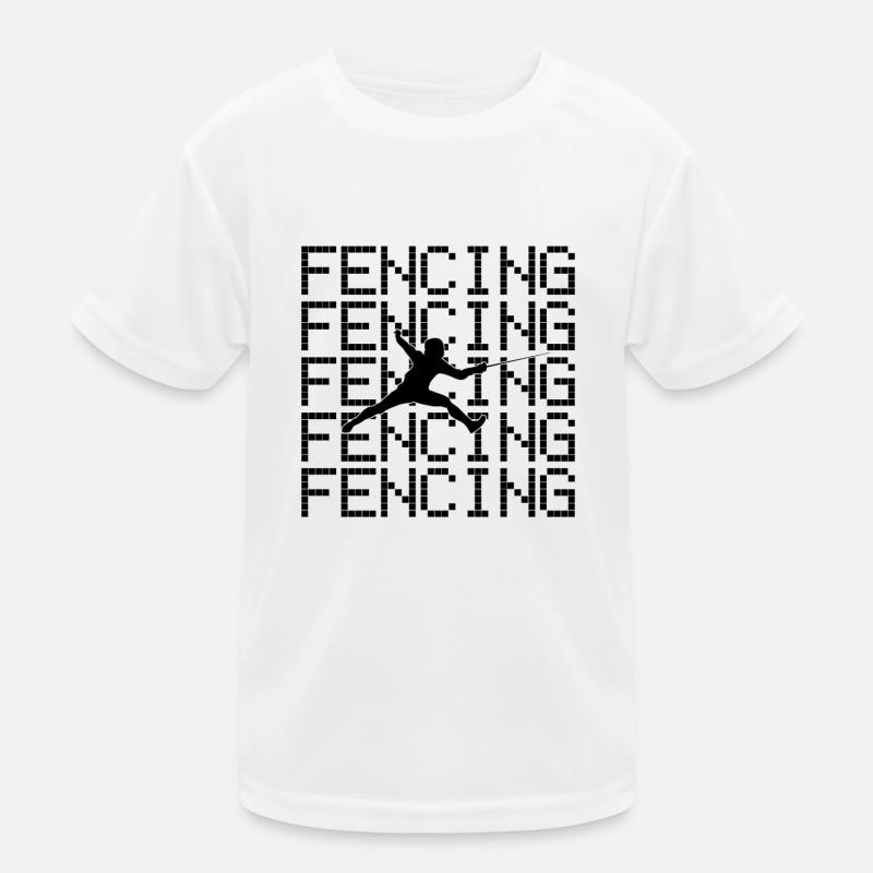 Fencing Kids Functional T-Shirt