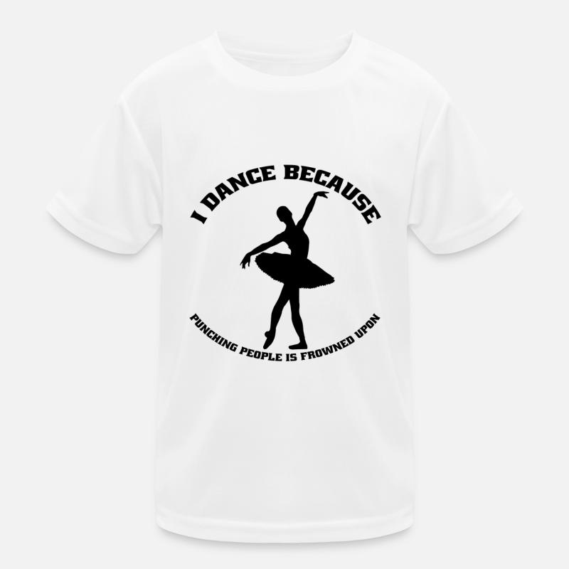 Ballet Gift Dance Ballerina Dance Class Dancer Kids Functional T-Shirt
