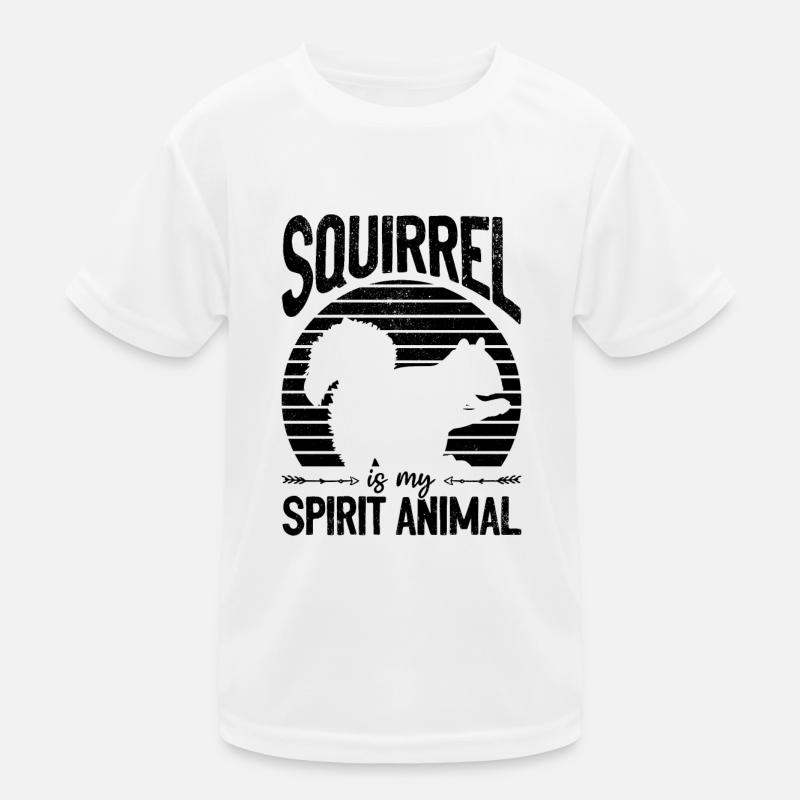 Eichhörnchen ist mein Geist Eichhörnchen Saison Kinder Funktions-T-Shirt