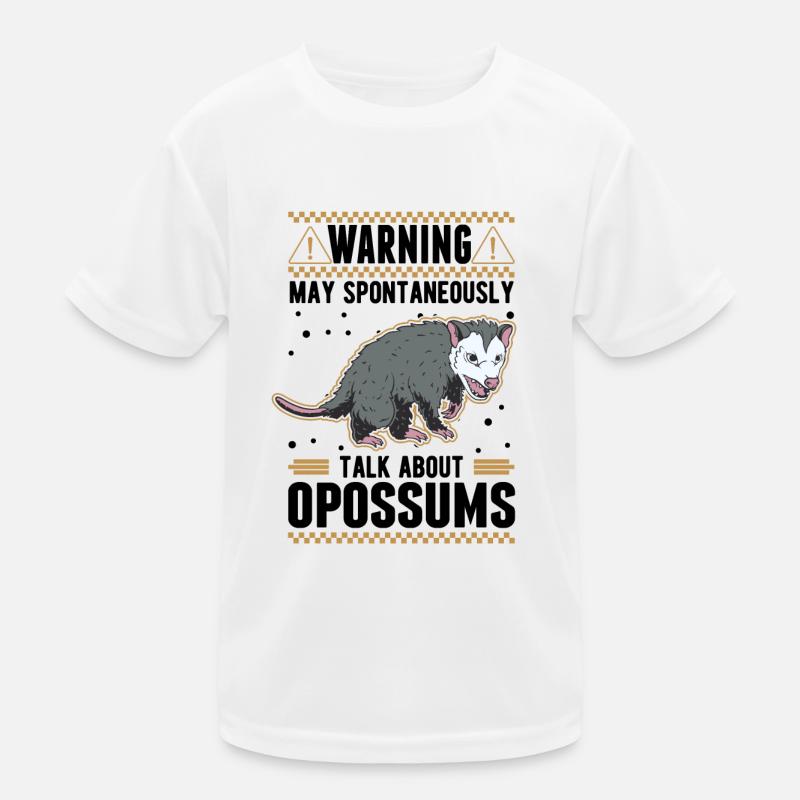 Opossum Geschenk Possum Beutelratte Kinder Funktions-T-Shirt