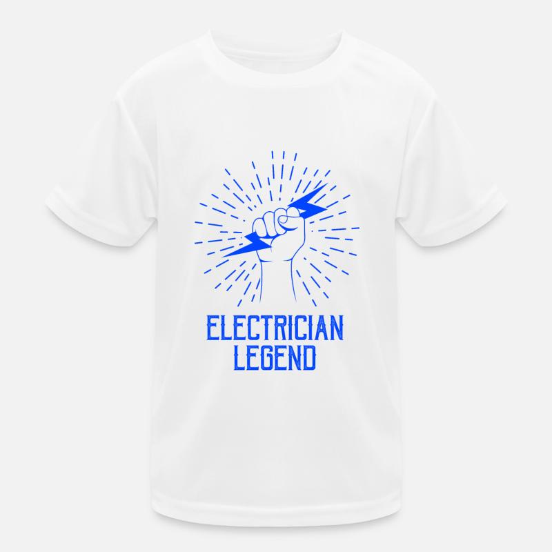 Electro Worker Electronic Voltage Craftsman Kids Functional T-Shirt
