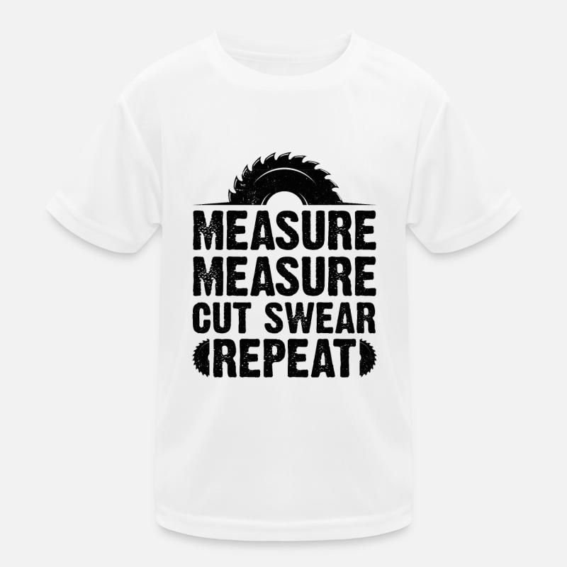 Planches de charpentier Profession de charpentier bois de ver à bois T-shirt sport Enfant