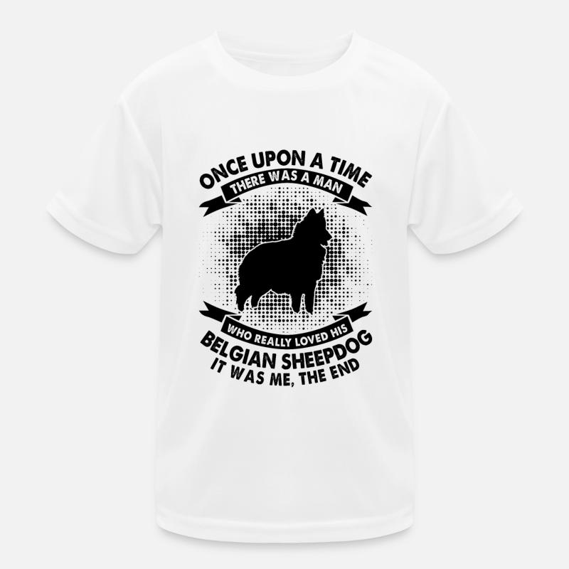 Es War Einmal - Belgischer Schäferhund Kinder Funktions-T-Shirt