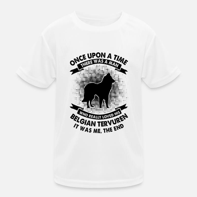 Einmal - Belgische Tervuren Kinder Funktions-T-Shirt