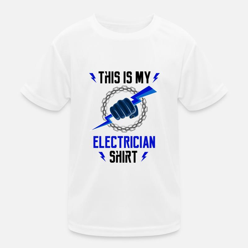 Electrician Ironic Quote Voltage Circuits Kids Functional T-Shirt