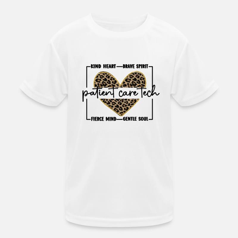 Techniker der Patientenversorgung Pflegetechniker Kinder Funktions-T-Shirt