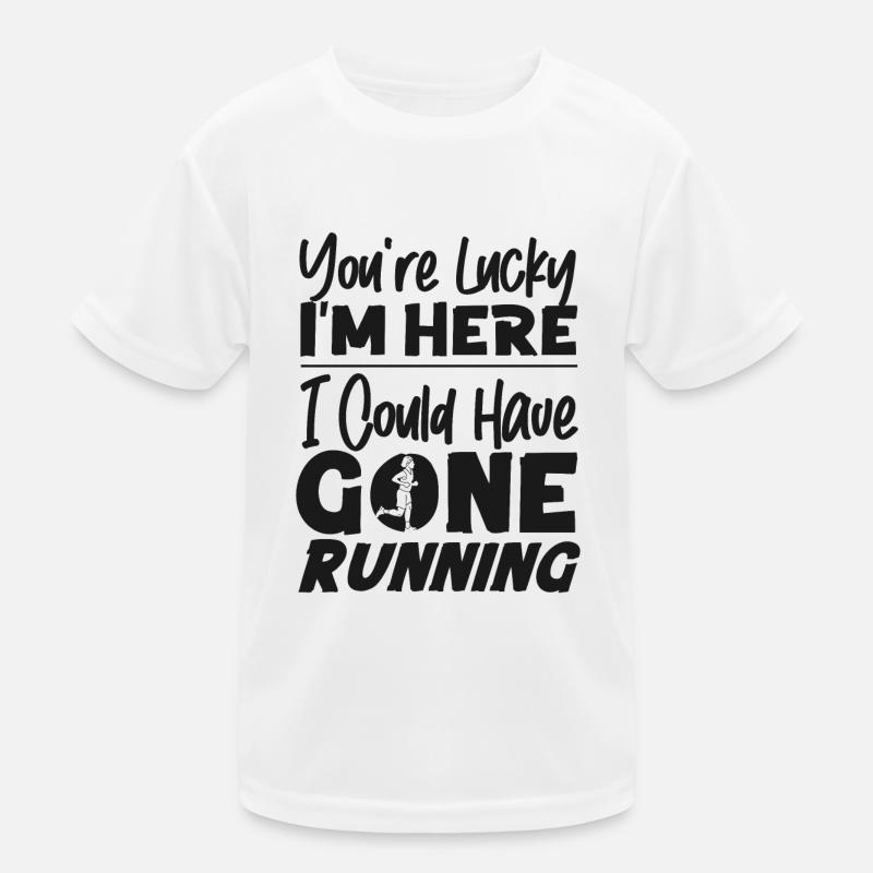 Running Runner Half Marathon Kinder Funktions-T-Shirt