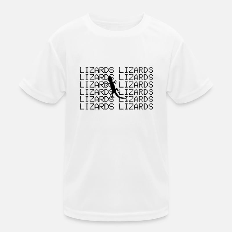 Eidechse Kinder Funktions-T-Shirt