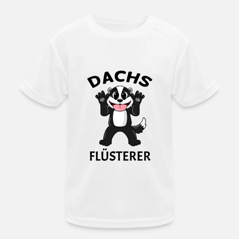 Dachs Dachse Kinder Funktions-T-Shirt