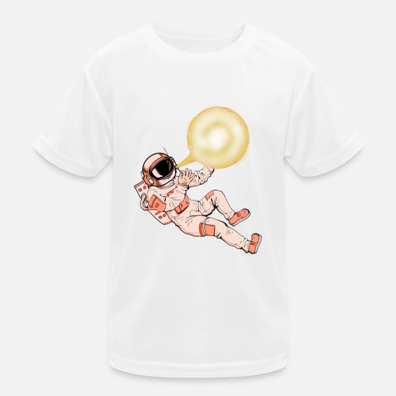 Astronaute avec le vaisseau spatial Spaceship Moon Spaceship T-shirt sport Enfant