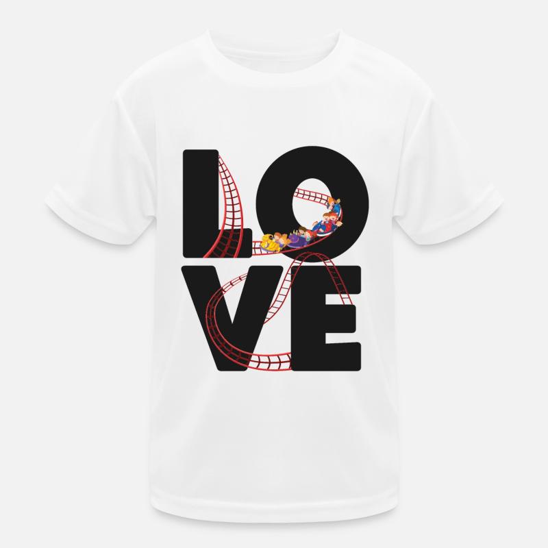 Roller Coaster Love Kinder Funktions-T-Shirt
