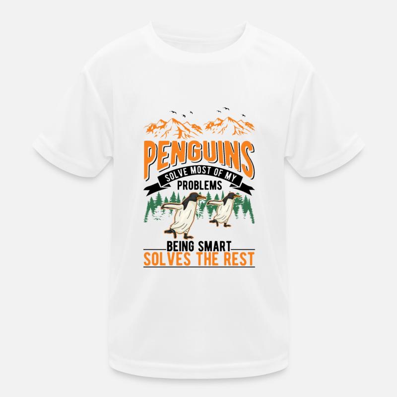 Pinguin Geschenk Penguin Kinder Funktions-T-Shirt