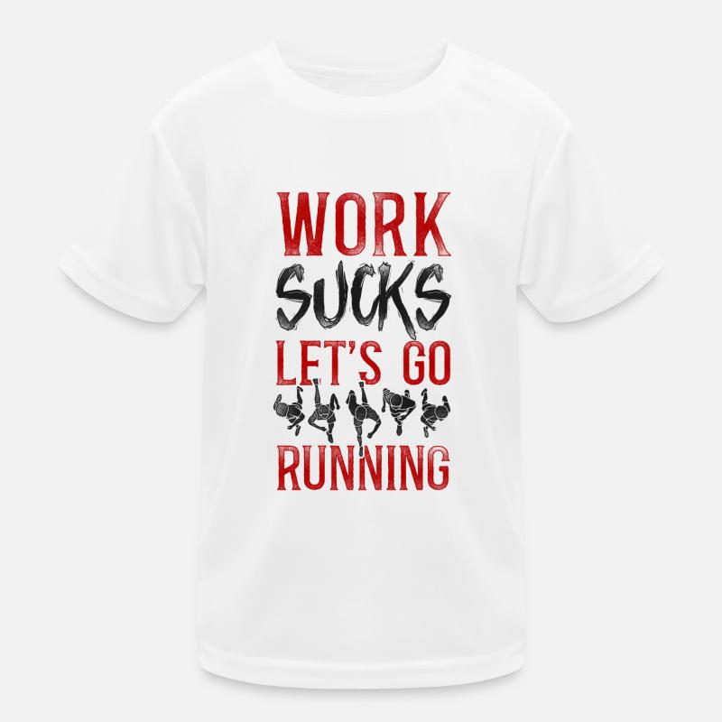 Running Runner Half Marathon Kinder Funktions-T-Shirt